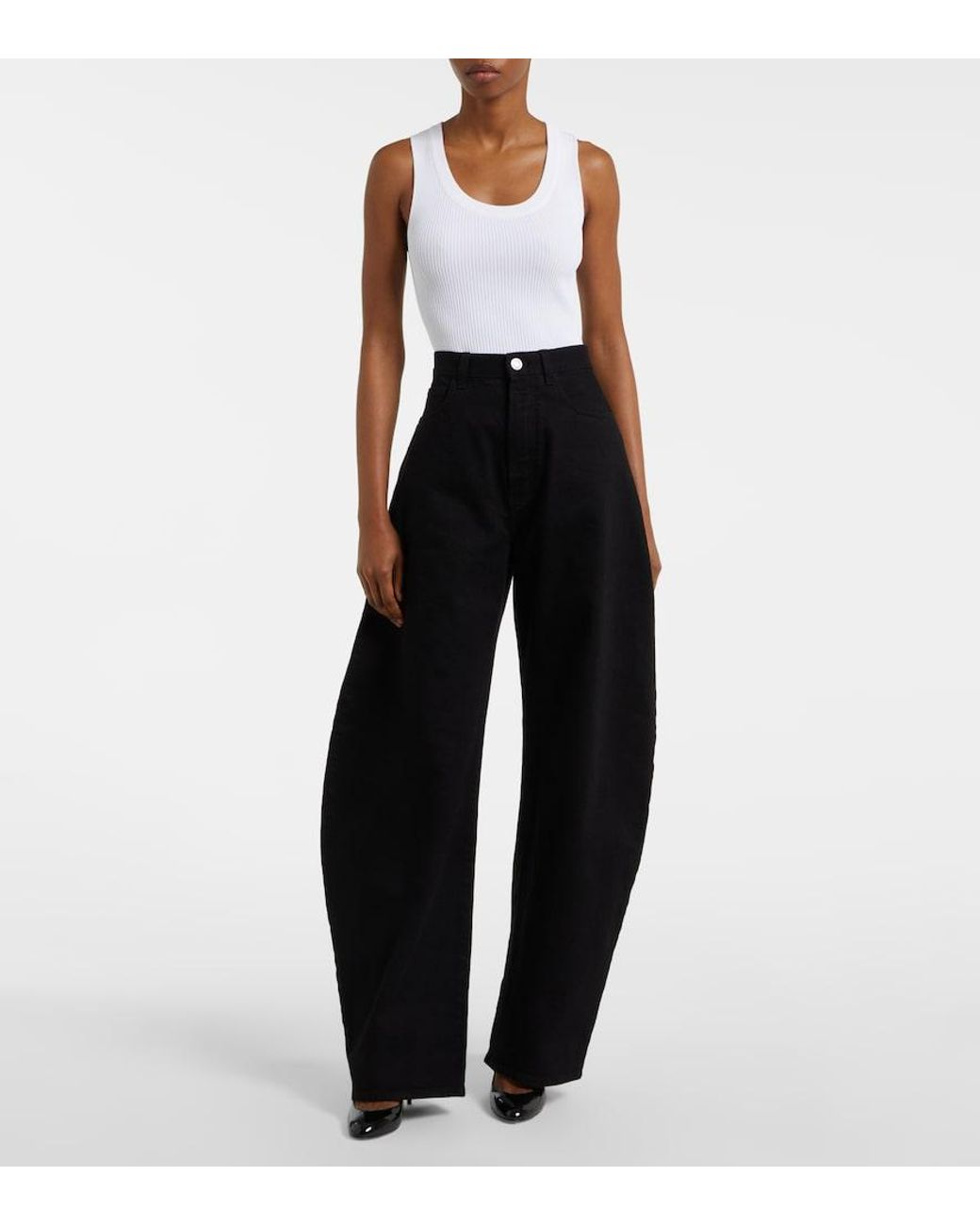 Alaïa White Tank Bodysuit