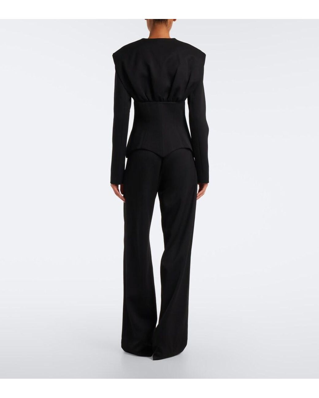 Pantalones Rectos Georges Hobeika de color Black