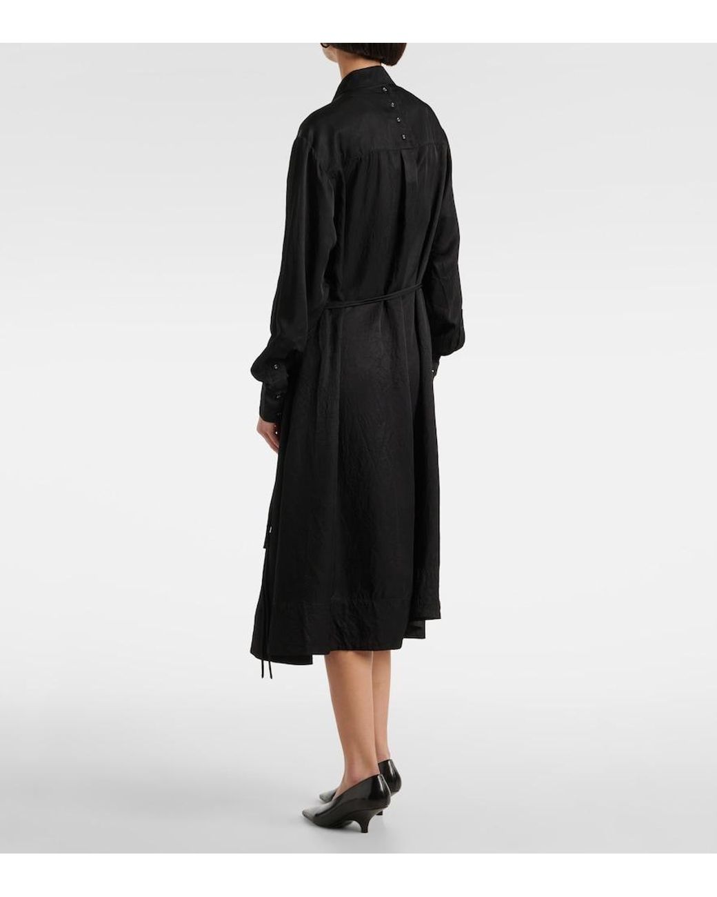 Proenza Schouler Black Label Nelson Cotton Shirt Dress