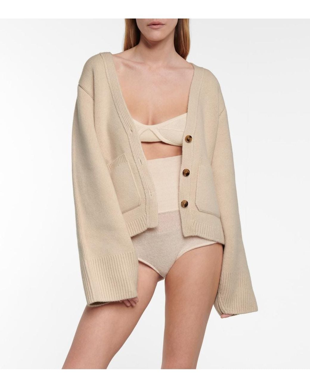 Khaite Natural Exclusive To Mytheresa – Eda Cashmere Bralette
