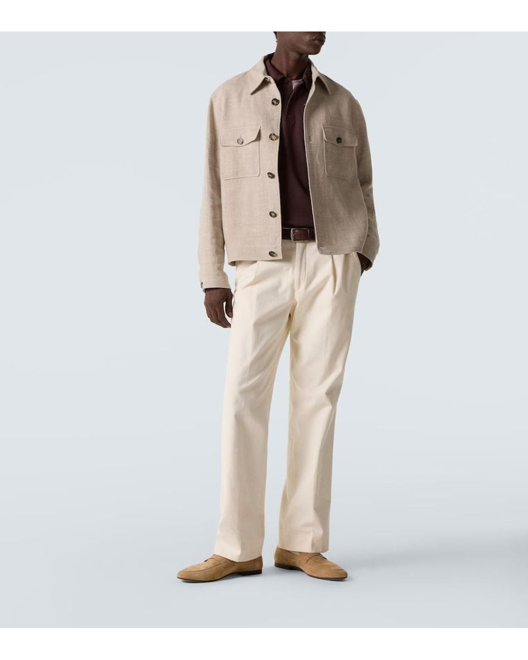 Polo di Sunspel in Brown da Uomo