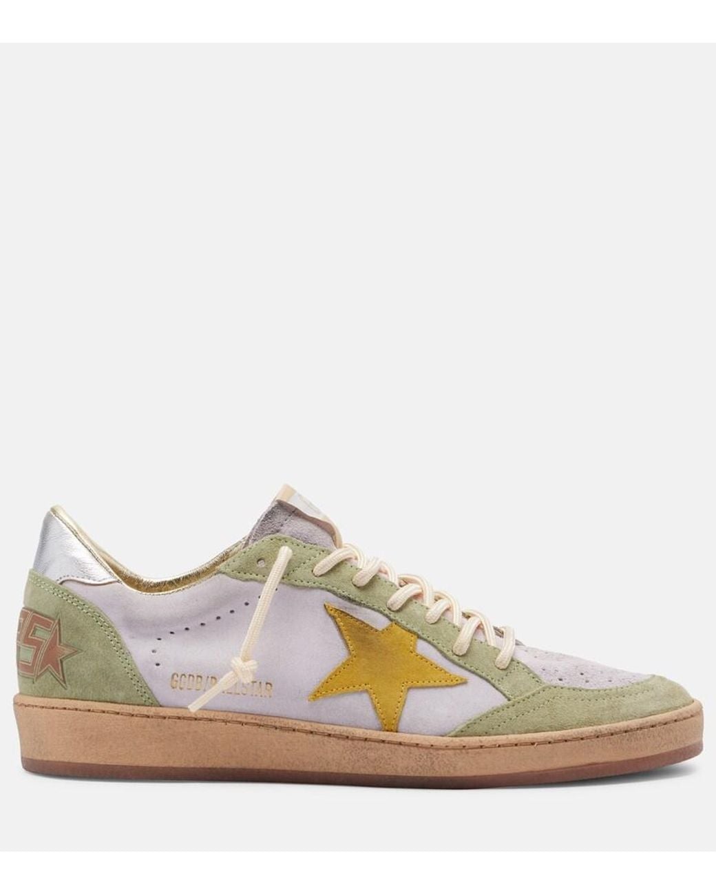 Golden Goose Deluxe Brand Metallic Ball Star Suede Sneakers