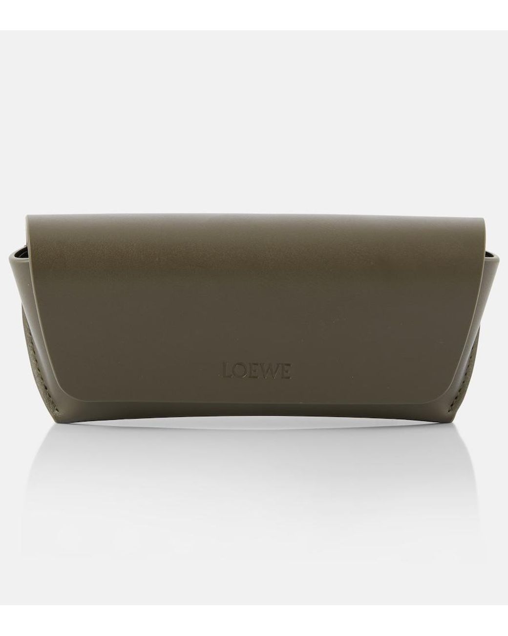 Loewe Brown Slim Rectangular Sunglasses