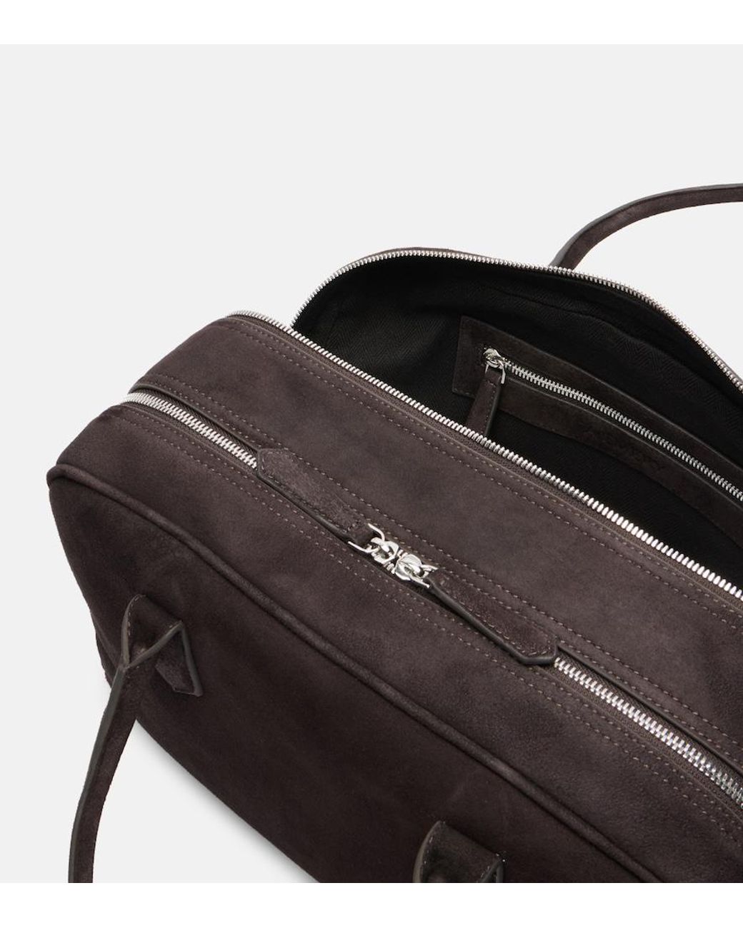 A.Emery Black Talbot Large Suede Tote Bag