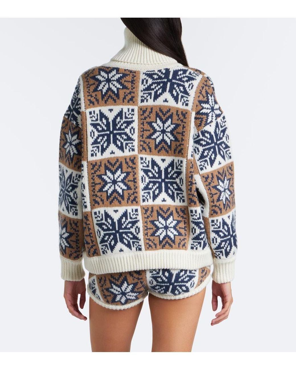 Magda Butrym Multicolor Wool And Cashmere Turtleneck Sweater