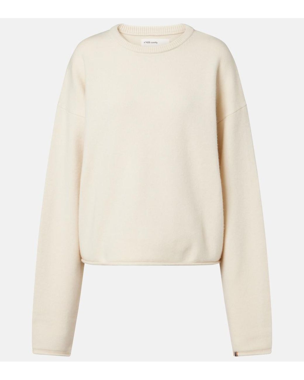 Extreme Cashmere Natural N°426 Comfy Cashmere-Blend Sweater