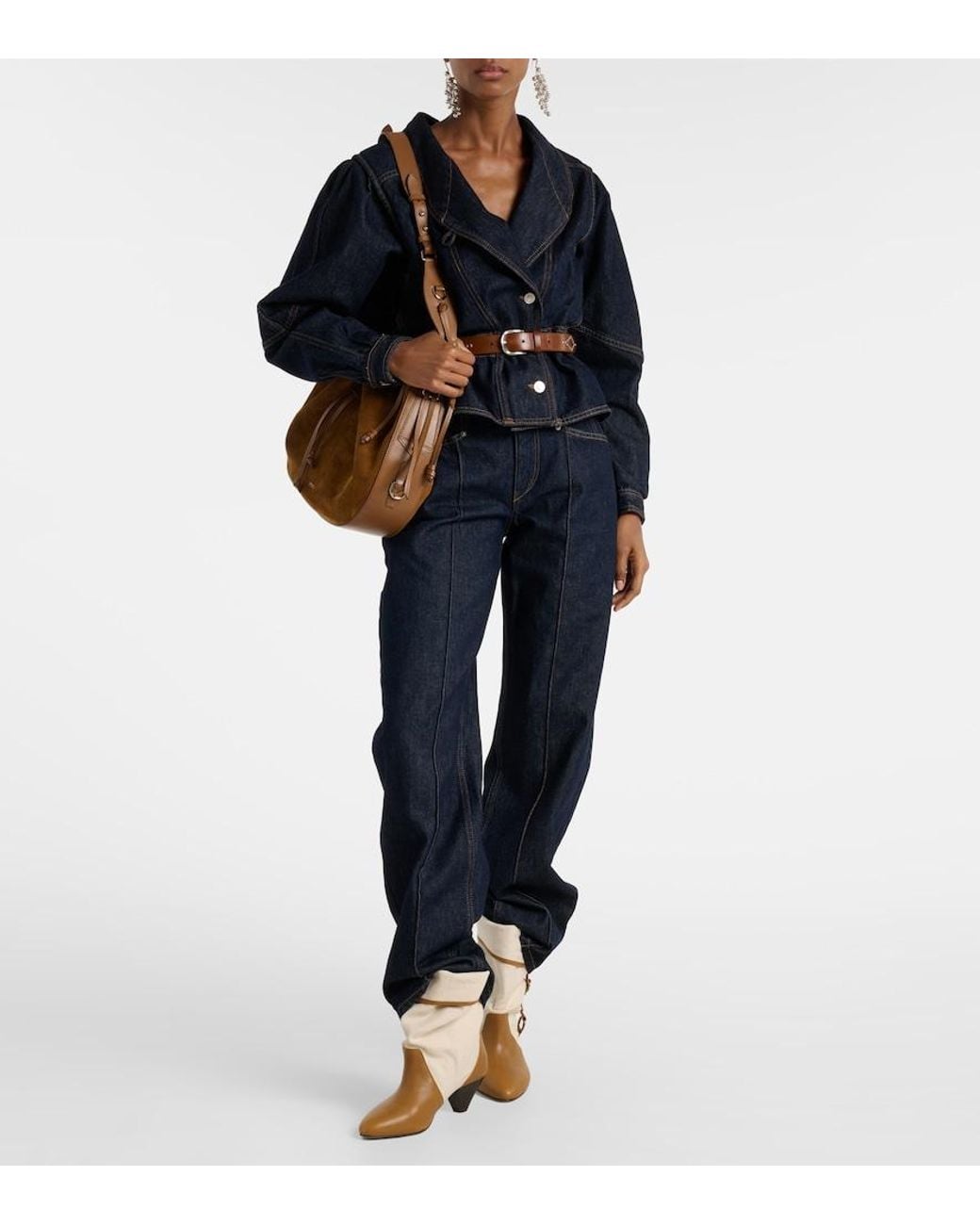 Isabel Marant Blue Dolie Denim Jacket