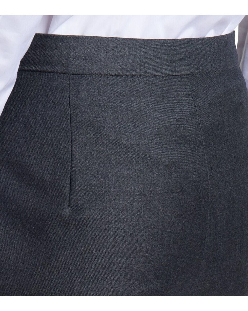 Loulou de Saison Gray Robi Virgin Wool Bermuda Shorts