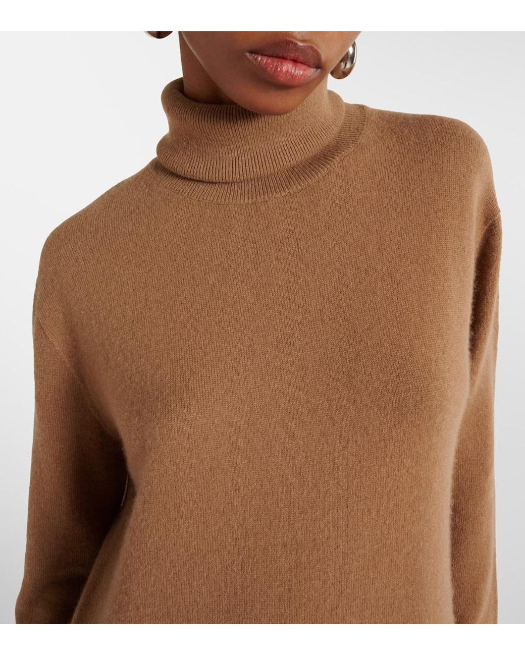 Robe-Pull En Cachemire A Col Roule Joseph en coloris Natural
