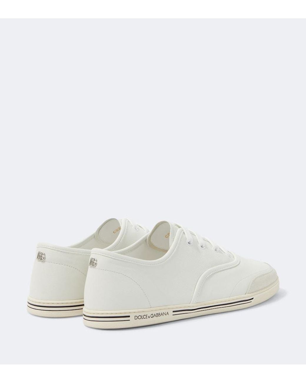 Dolce & Gabbana White Dolce & Gabbana Dolce & Gabbana Leather Sneakers for men