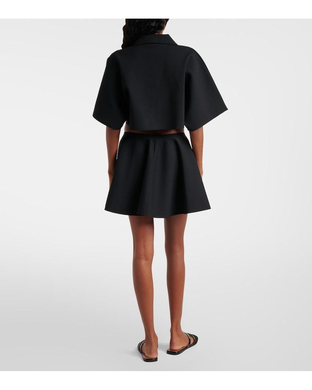 Polo Cropped Alaïa de color Blue