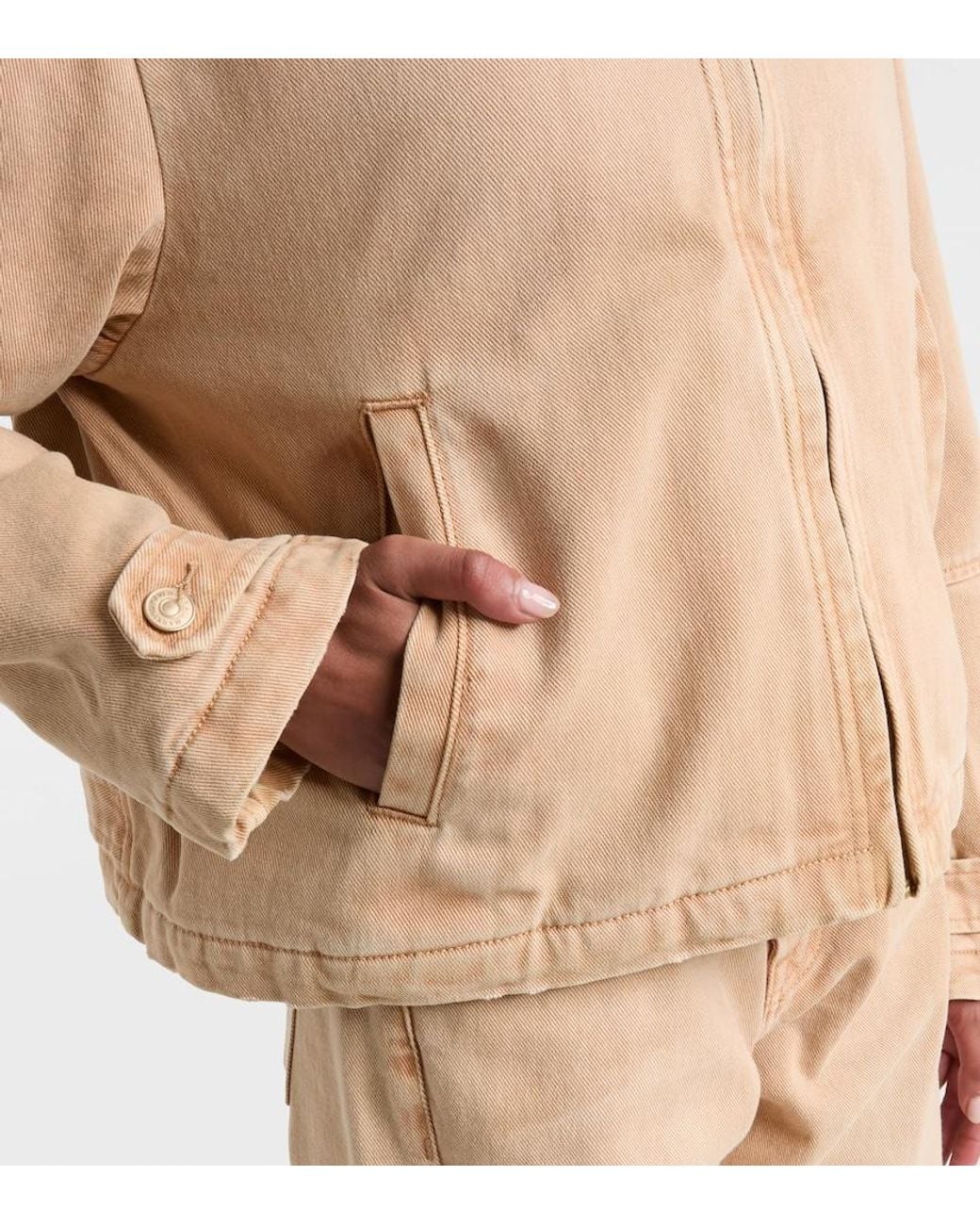 7 For All Mankind Natural Denim Jacket