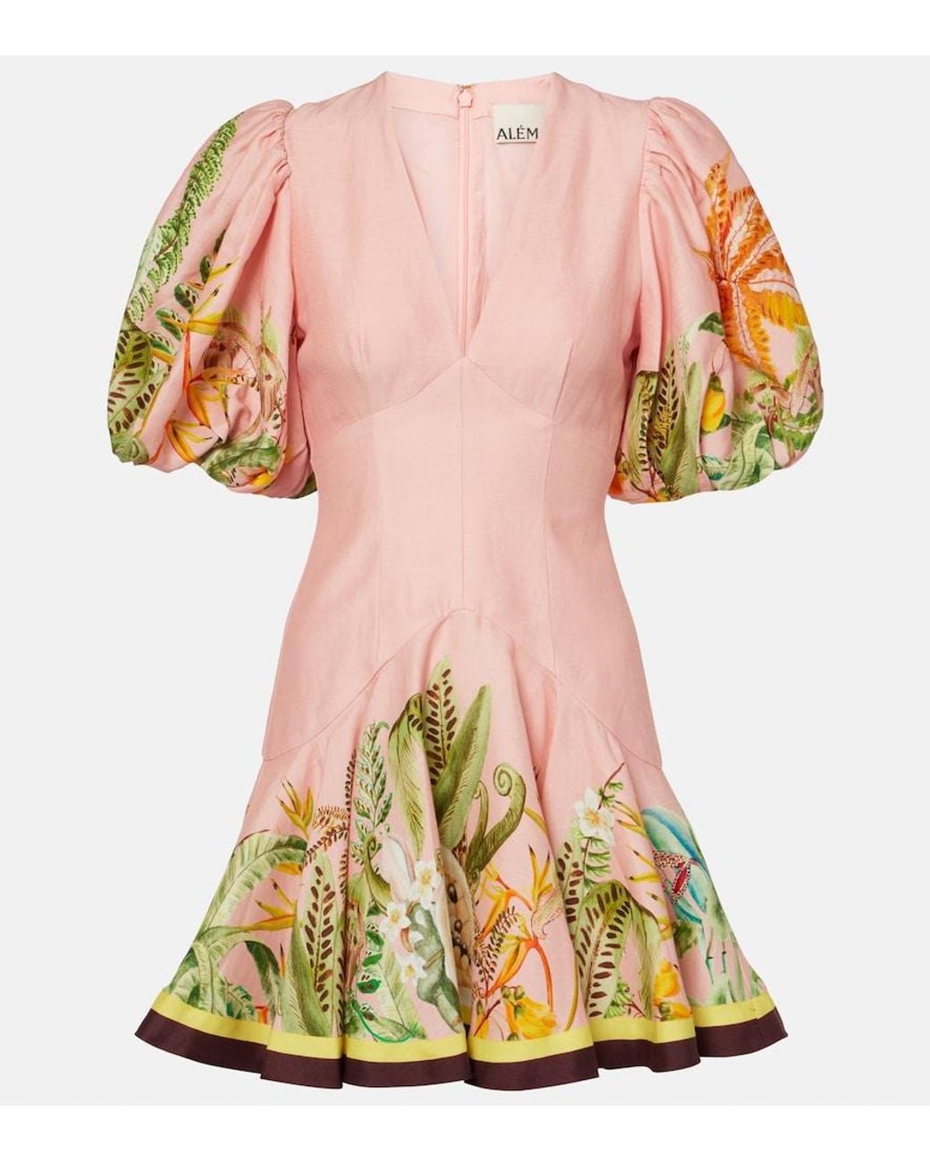ALÉMAIS Pink Papaya Mini Dress