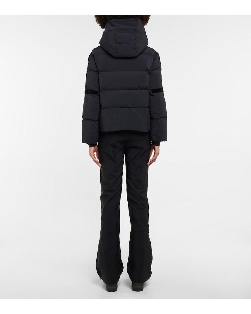 Fusalp Blue Barsy Hooded Shell-down Jacket