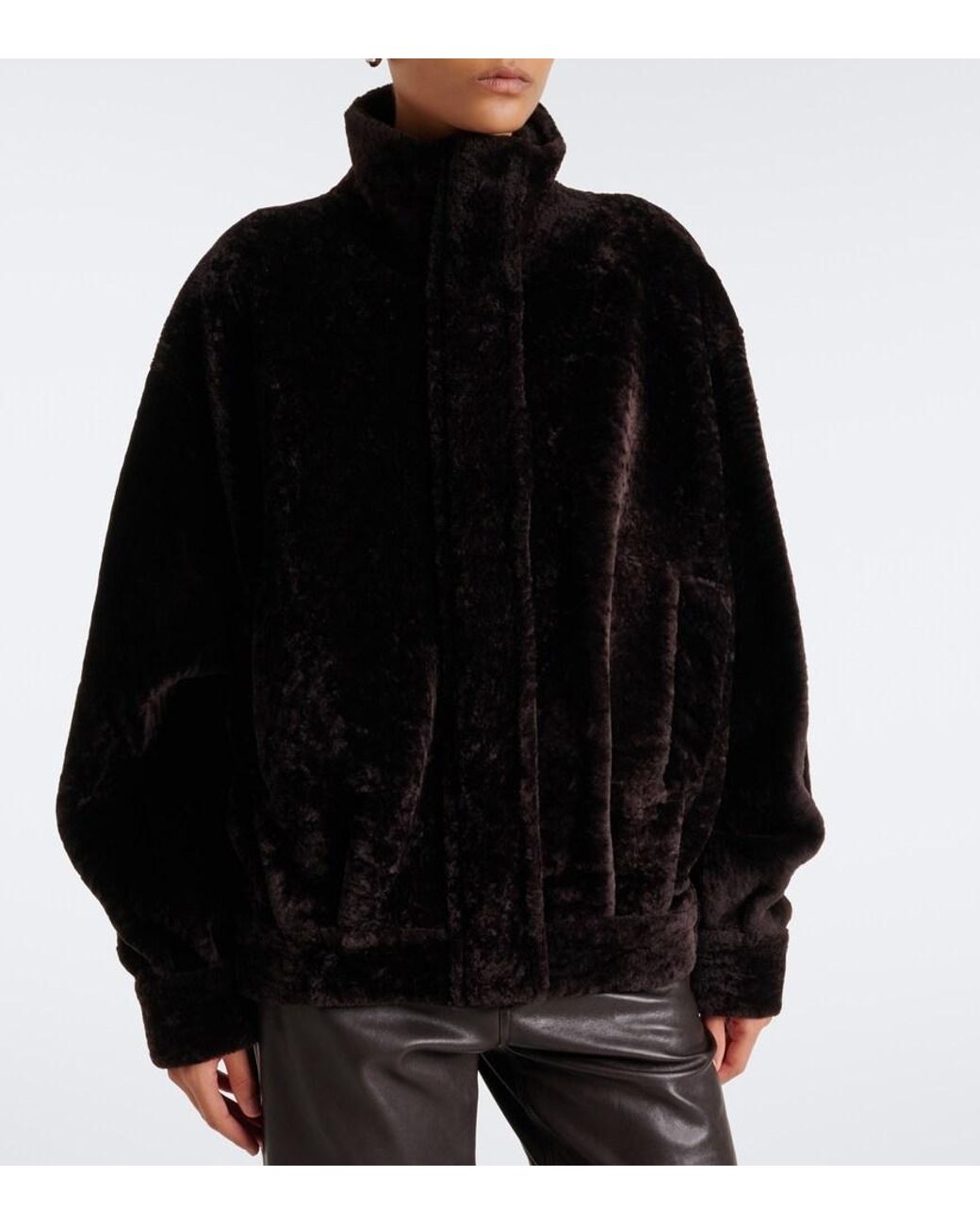 Arma Black Paula Shearling Jacket