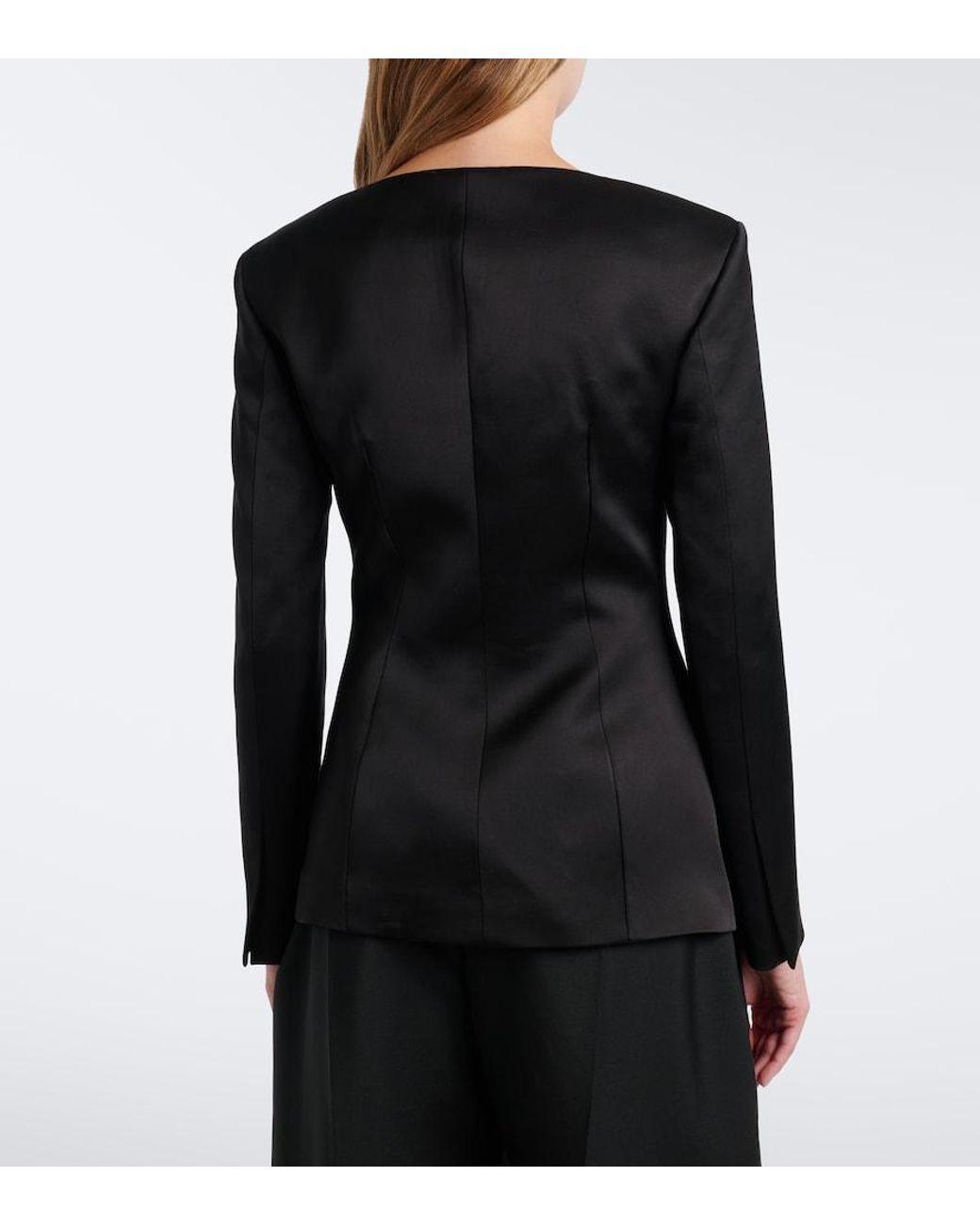 Rohe Black Satin Jacket