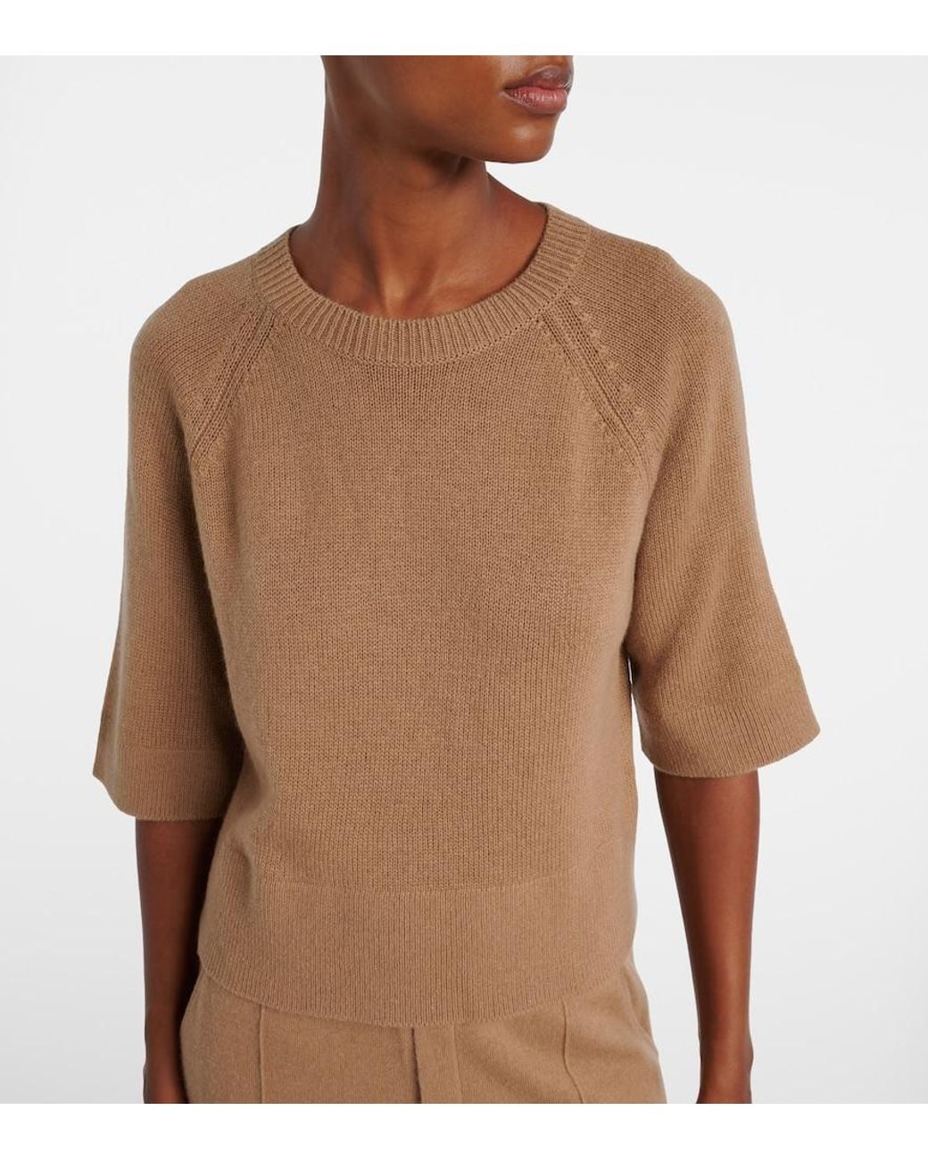 Jardin Des Orangers Brown Wool And Cashmere Sweater