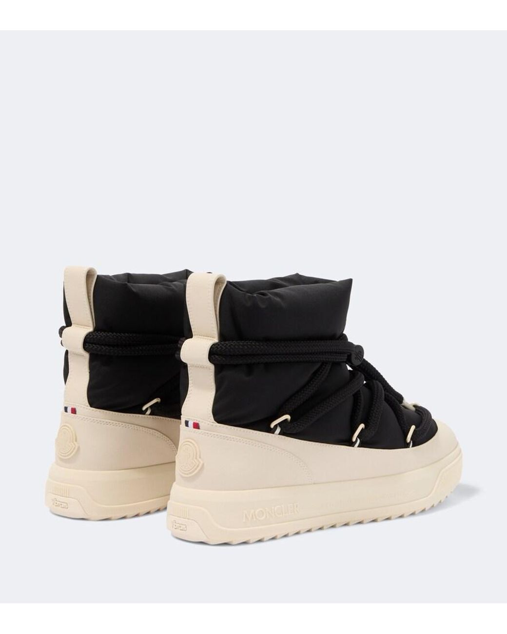 Moncler Black Altive Mid Snow Boots for men