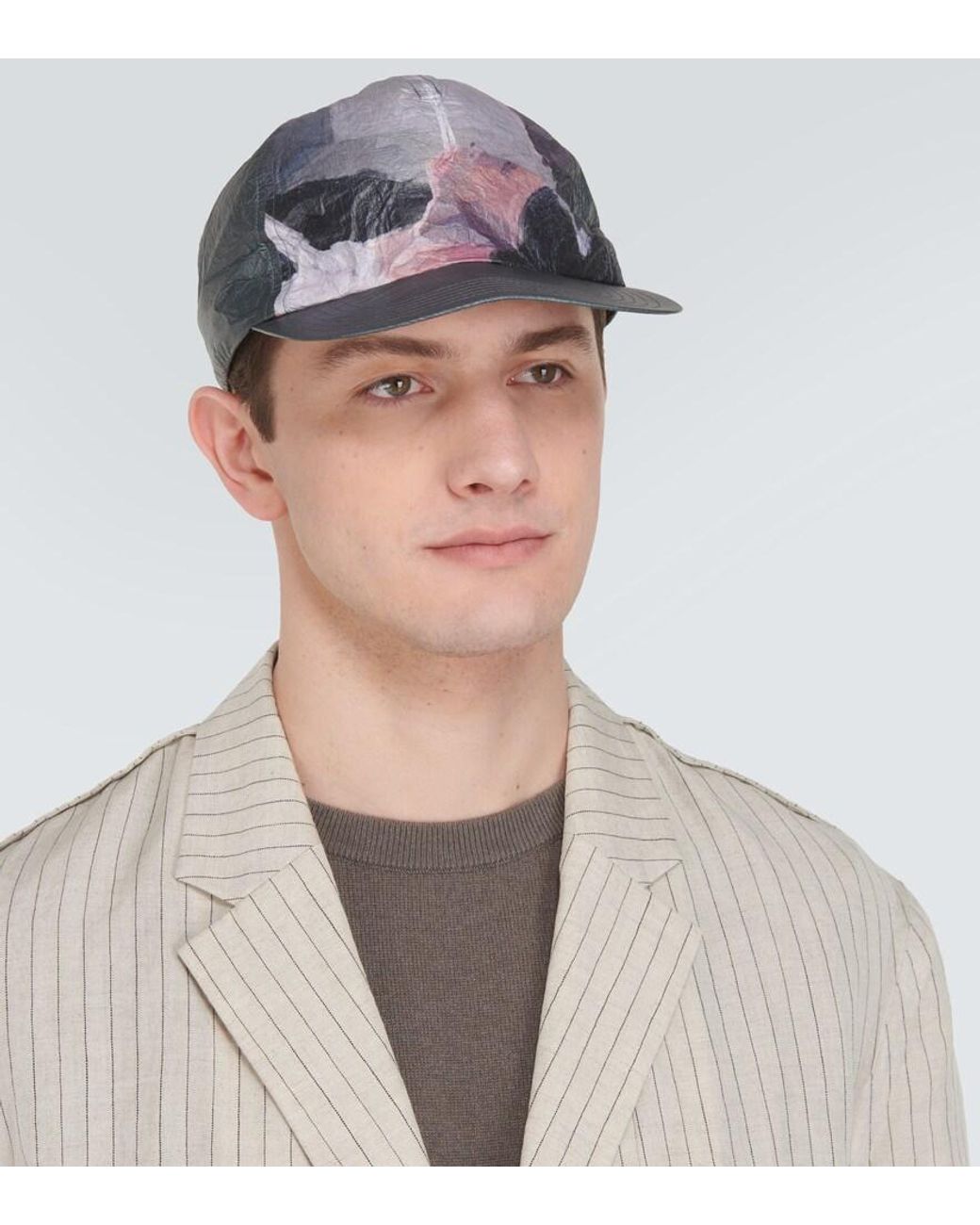 Undercover Blue X Kijima Takayuki Printed Tyvek Baseball Cap for men