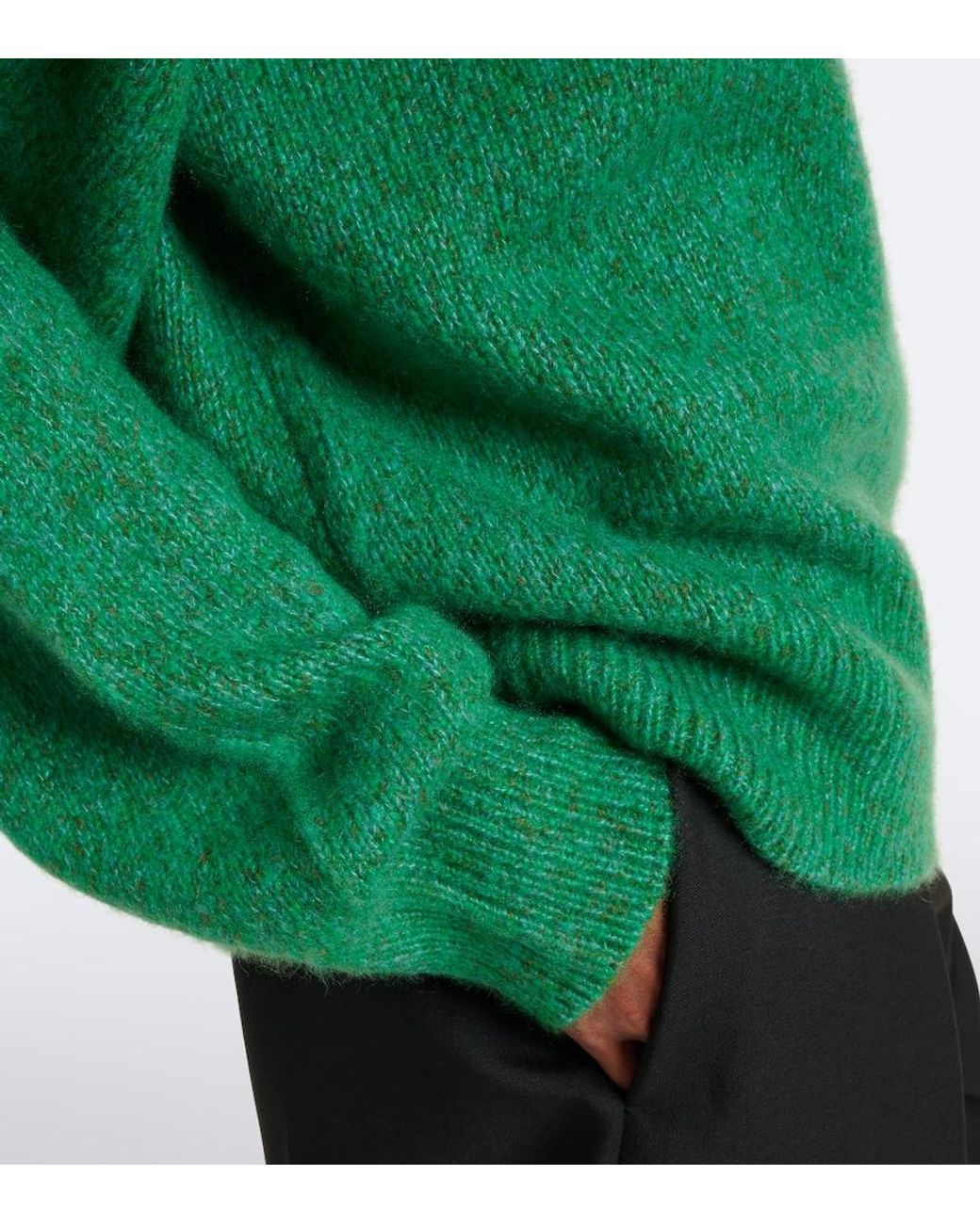 arch4 Green Pavilion Cashmere And Silk Sweater