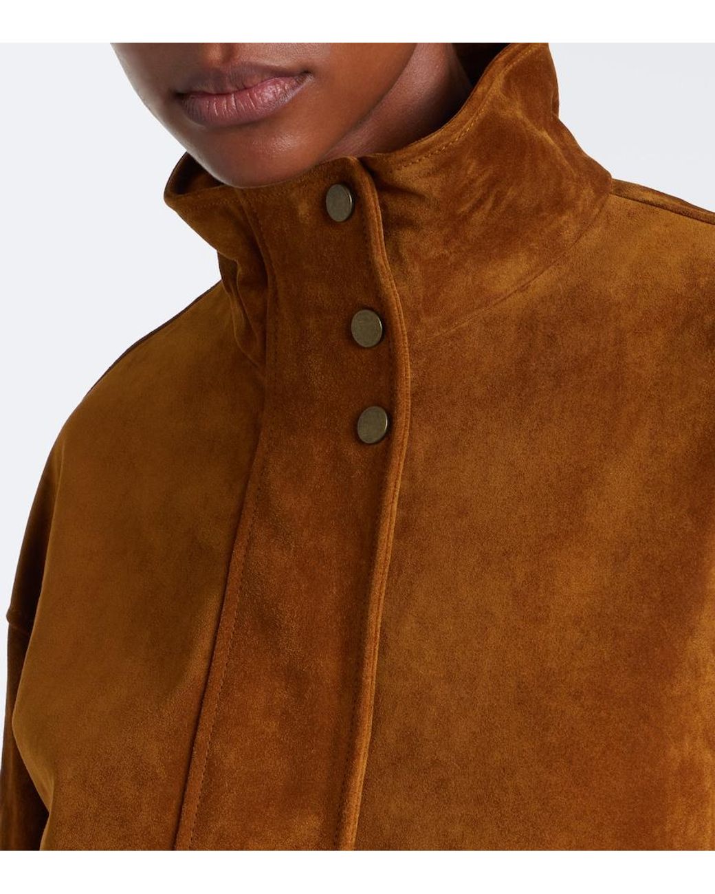 Veronica Beard Brown Bateman Suede Jacket