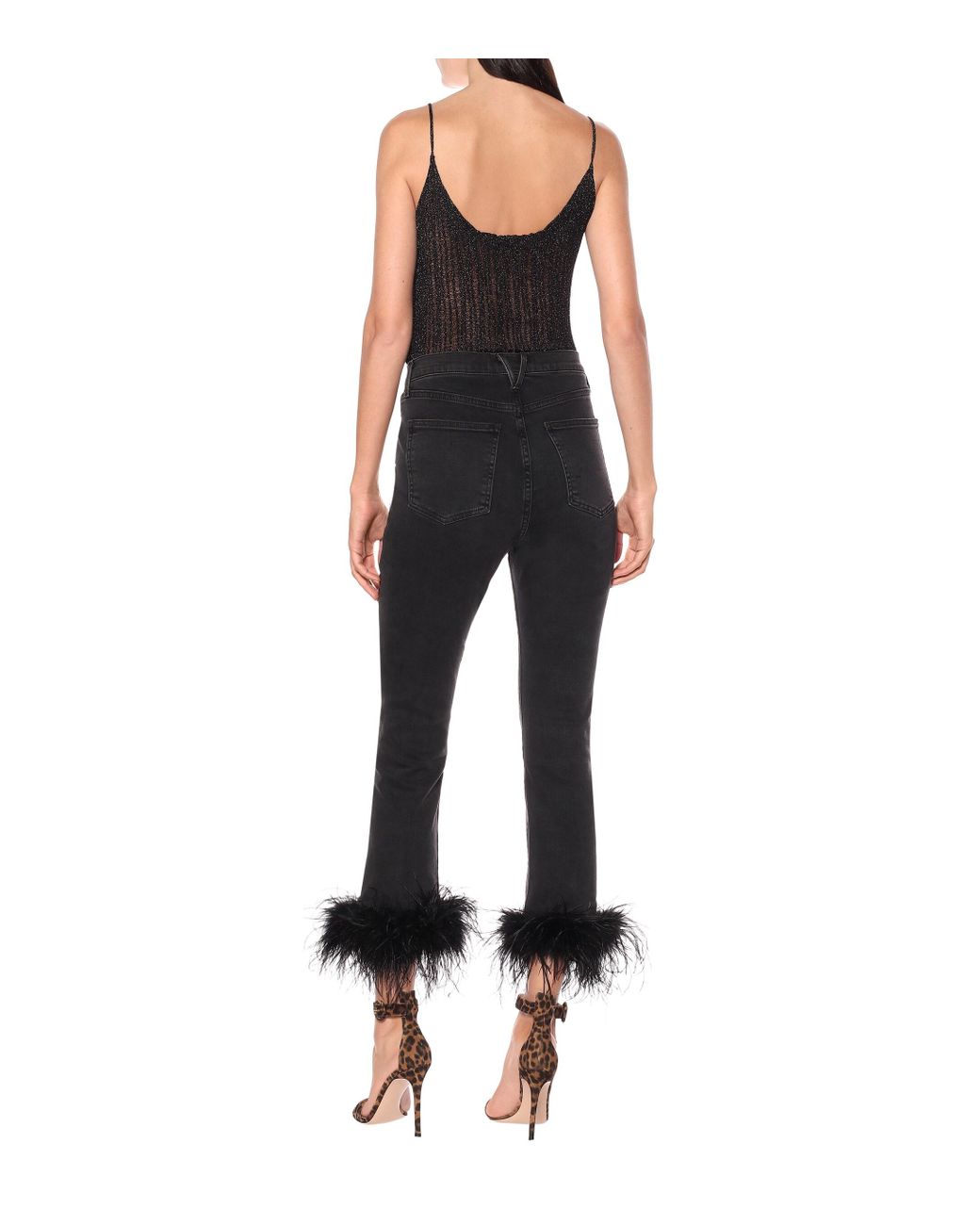 Veronica Beard Denim Kareena Feather 