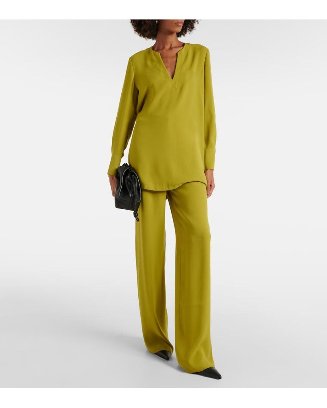 Max Mara Green Oboli Blouse