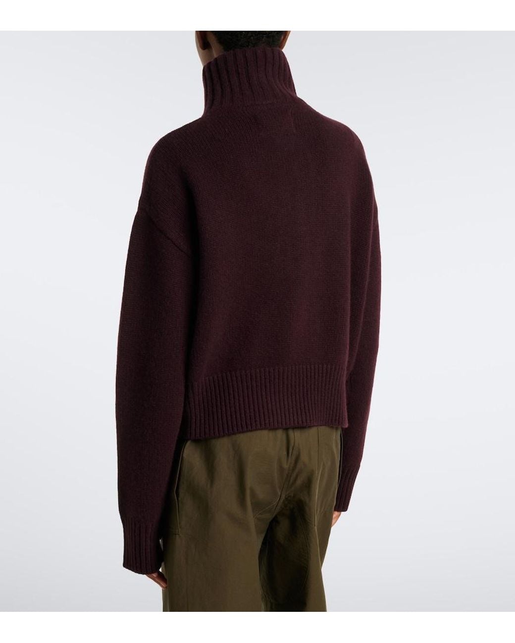 Extreme Cashmere Purple N°438 Xtra Fab Cashmere Zip-Up Sweater
