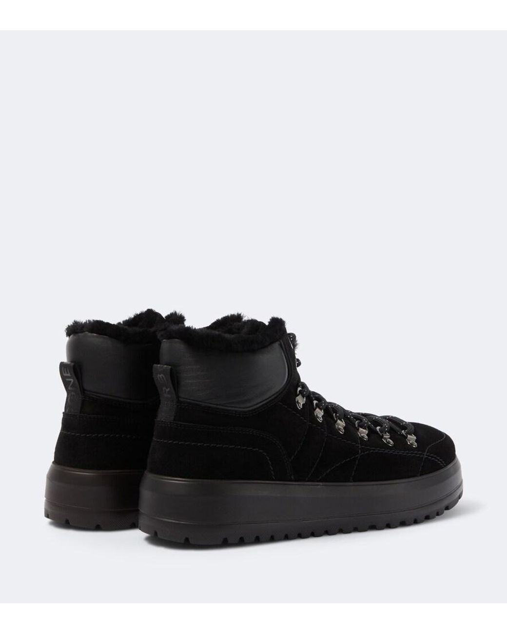 Bogner Black Antwerp M 16 B Suede Lace-Up Boots for men