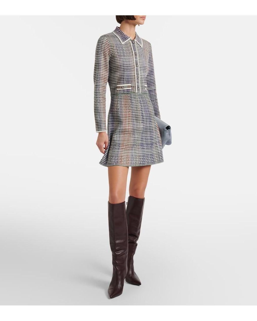 Veronica Beard Multicolor Lauper Minidress