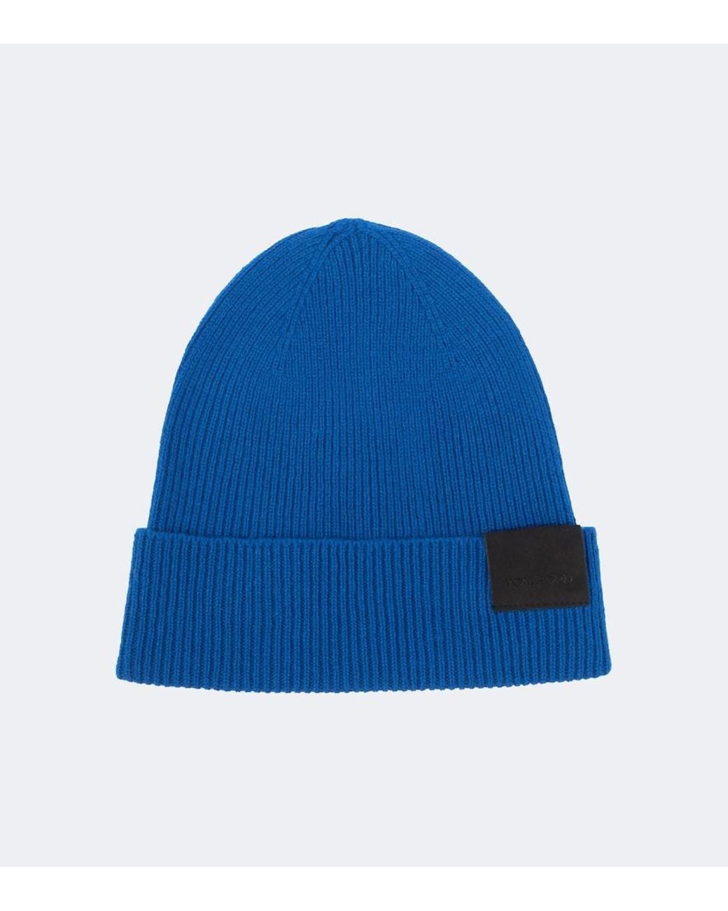 Tom Ford Blue Ribbed-Knit Cashmere Beanie for men