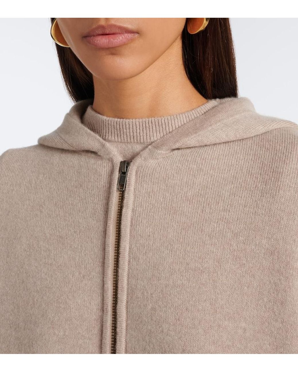 Lisa Yang Natural Lilia Cashmere Cardigan