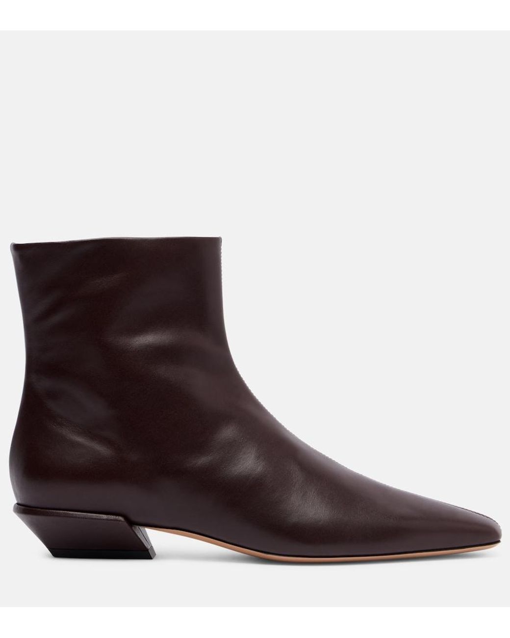 Paris Texas Brown Bettina 25 Leather Ankle Boots