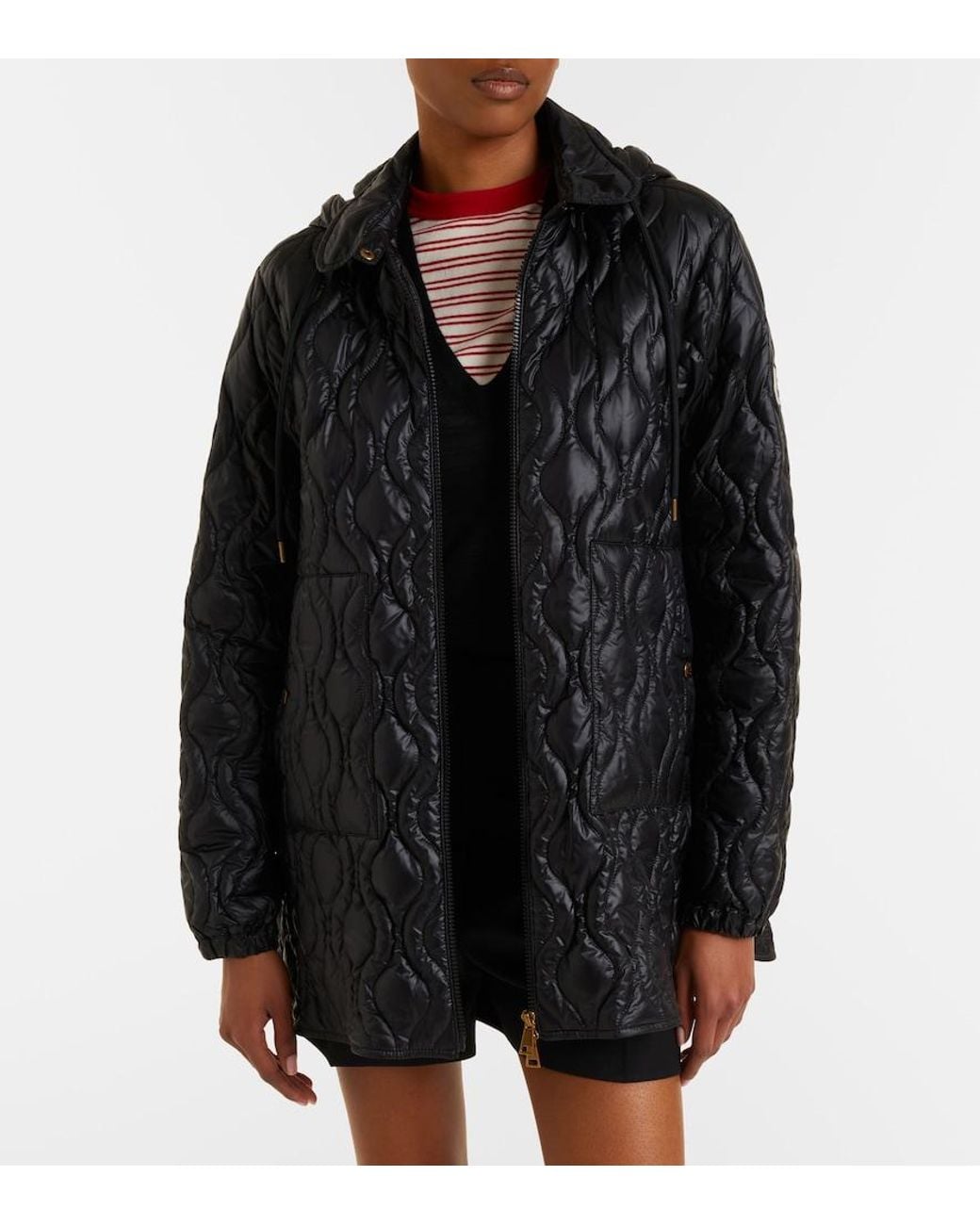 Moncler Black Balette Quilted Down Jacket