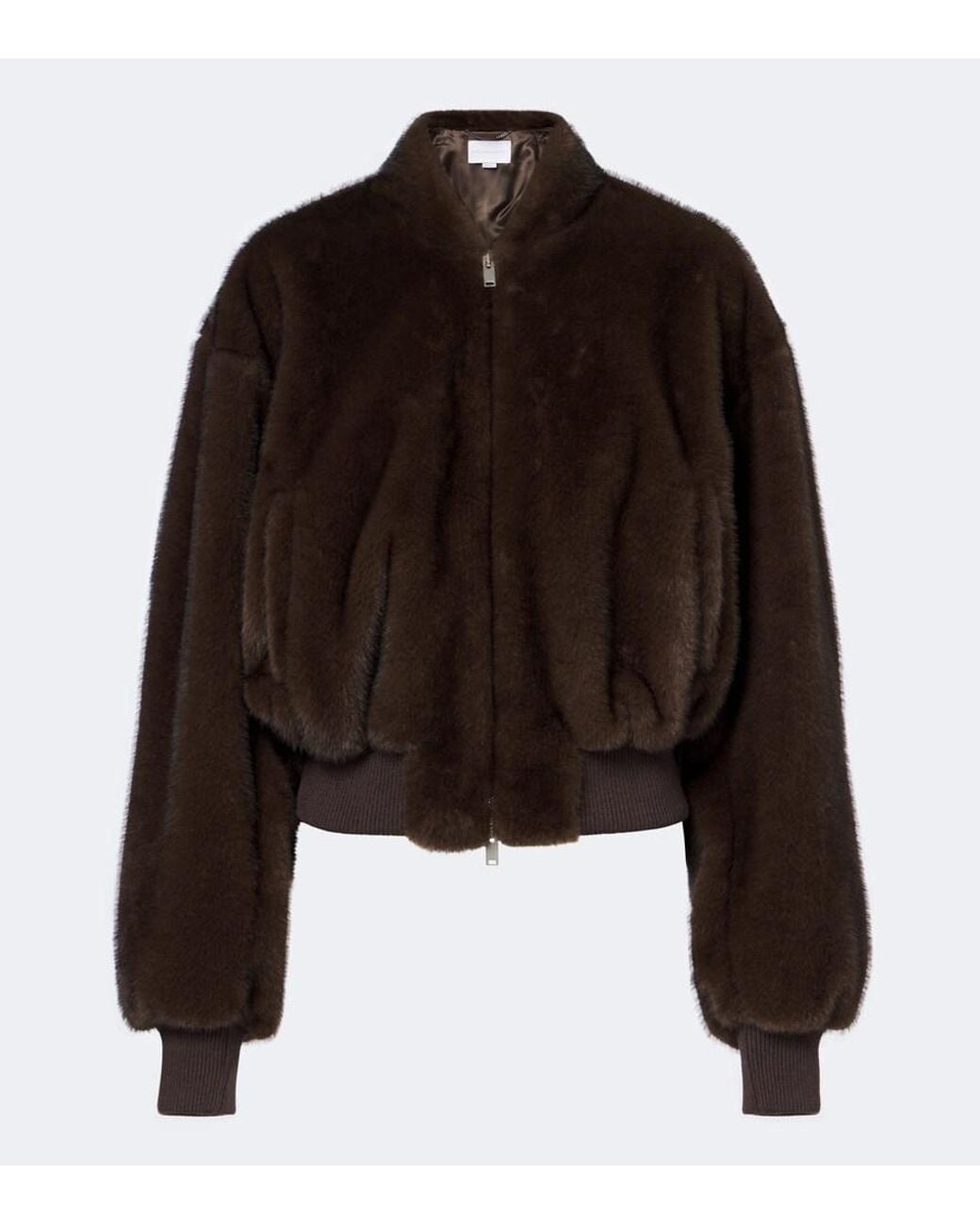 Stella McCartney Black Zip-Up Bomber Jacket