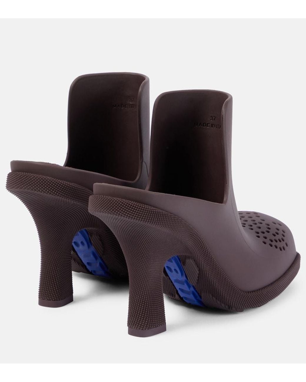 Burberry Purple Mules Barbican