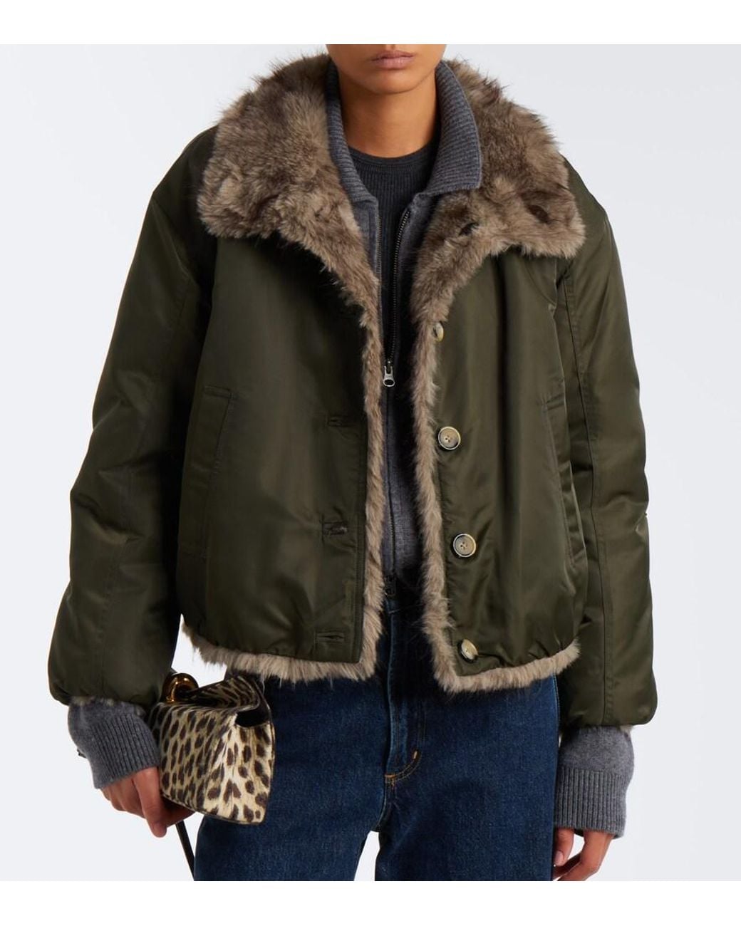 Veronica Beard Green Varrell Reversible Jacket