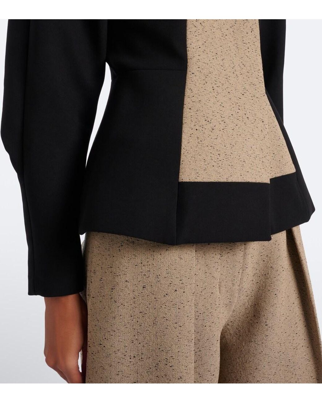 Jacquemus Black Cotton And Wool-Blend Jacket