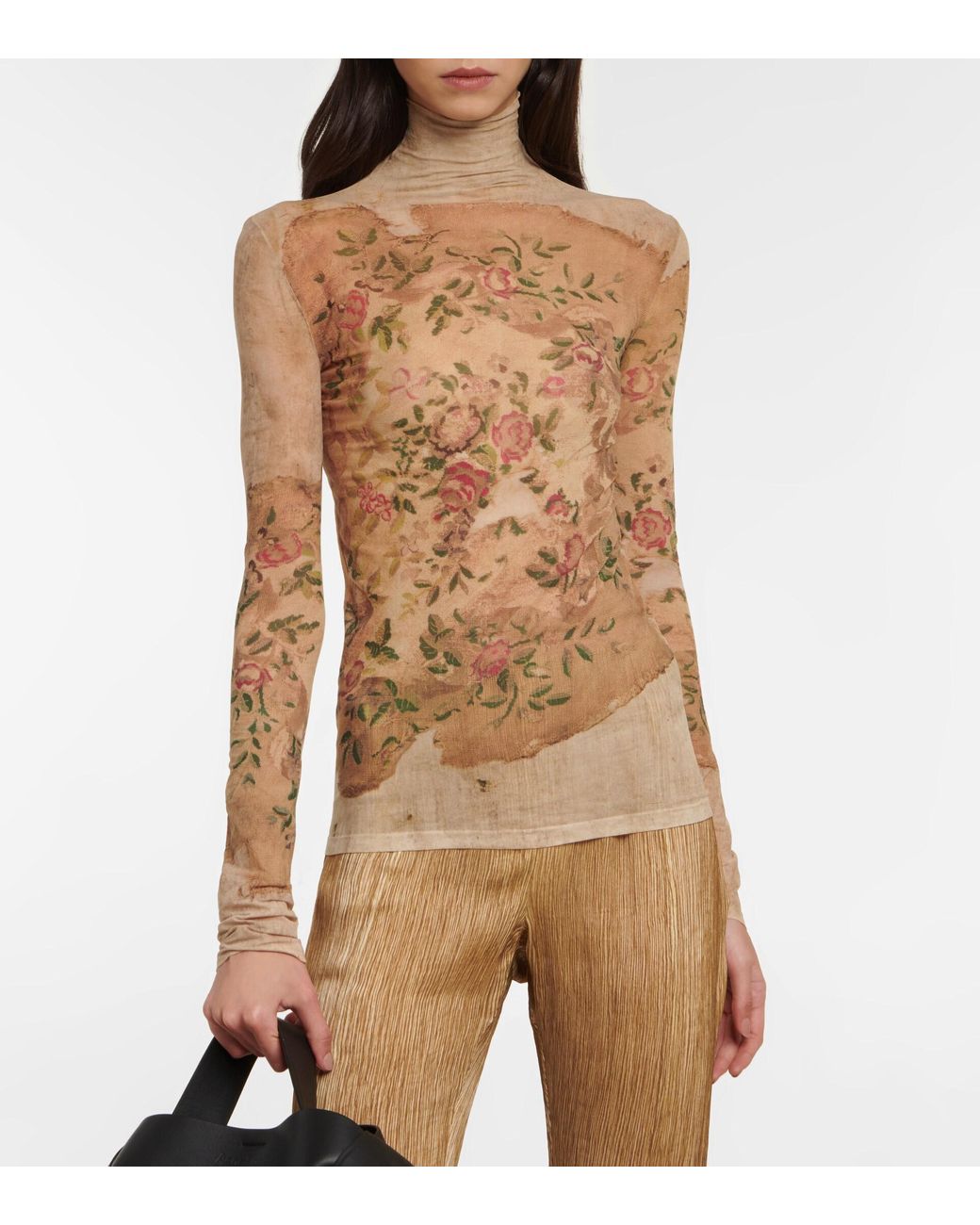 Acne floral outlet turtleneck