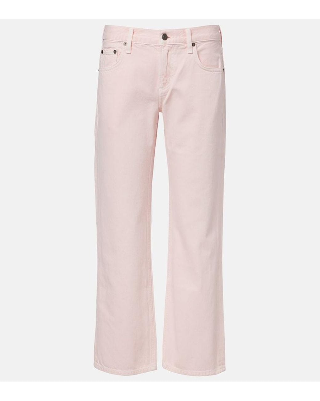 Citizens of Humanity Pink Faye Vintage Straight Jeans