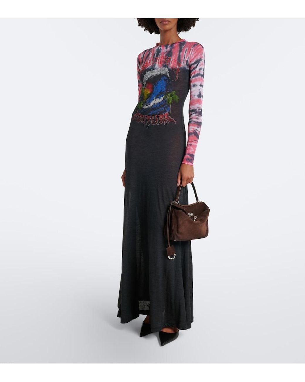 Balenciaga Brown Rodeo Mini Suede Top-Handle Bag
