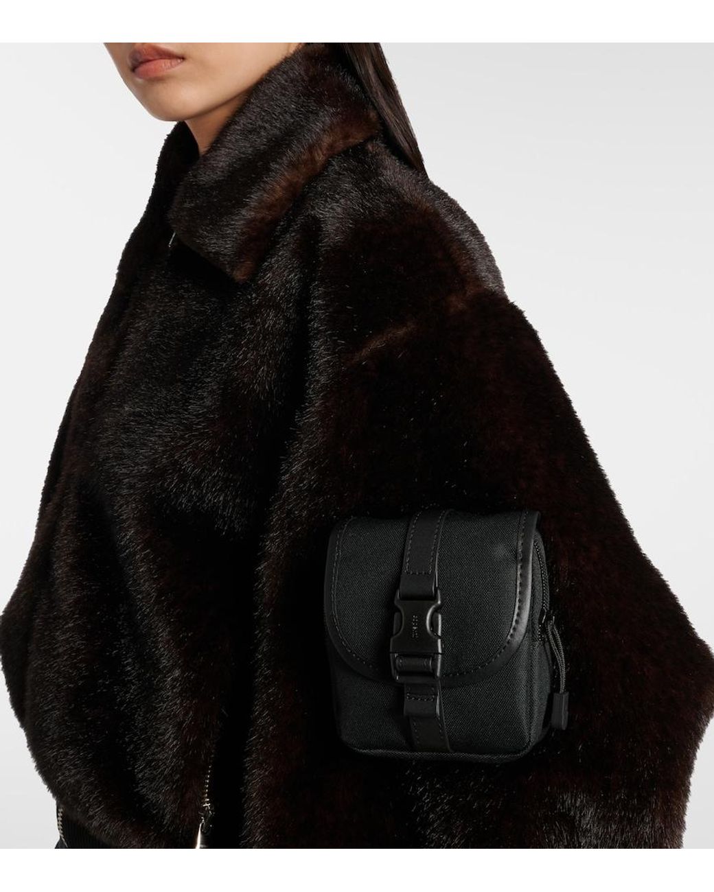 Chaqueta Bomber Cropped Coperni de color Black