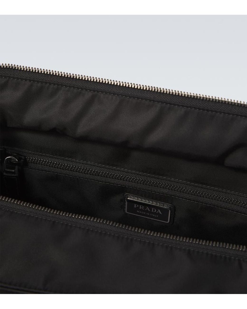 Prada Messenger Bag Explore Aus Re-Nylon in Black für Herren