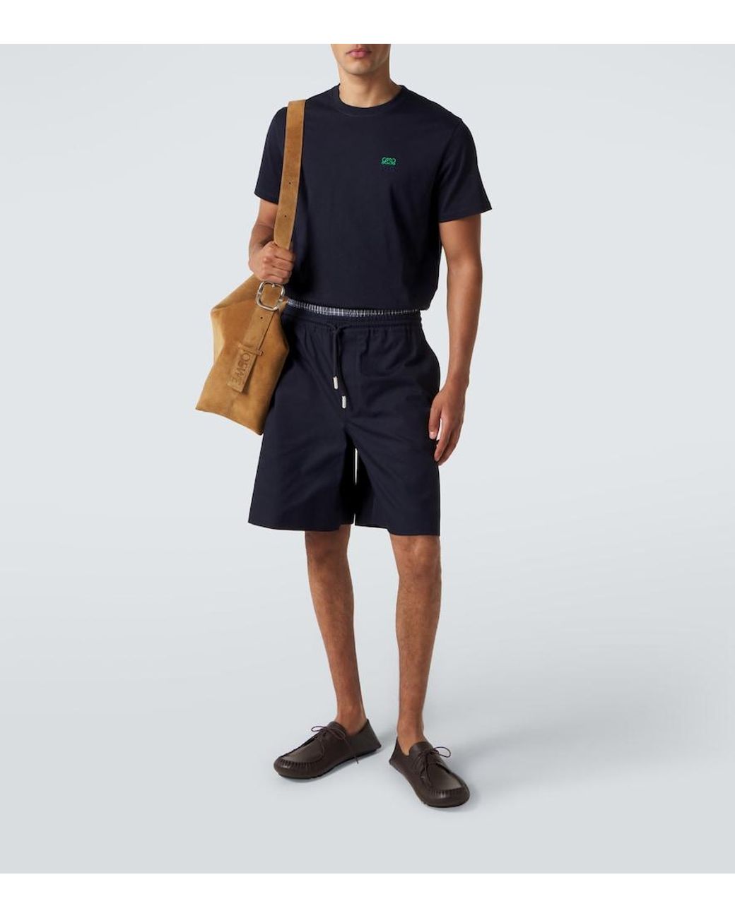 Bermuda En Coton Loewe pour homme en coloris Blue