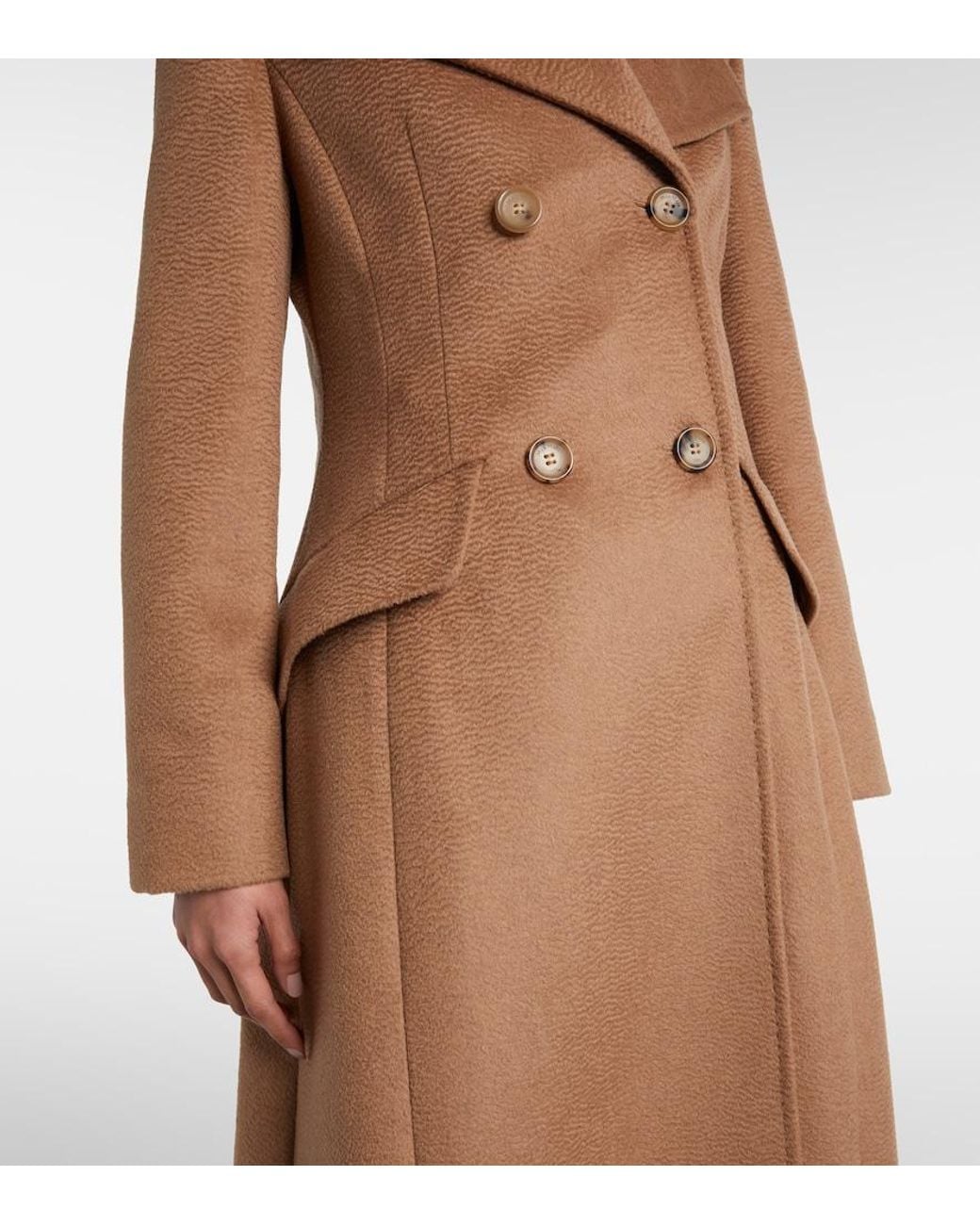 Max Mara Natural Lepanto Camel Hair Coat