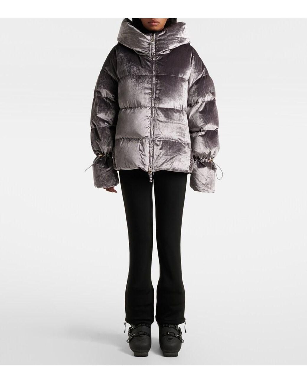 Jet Set Gray Margot Down Jacket