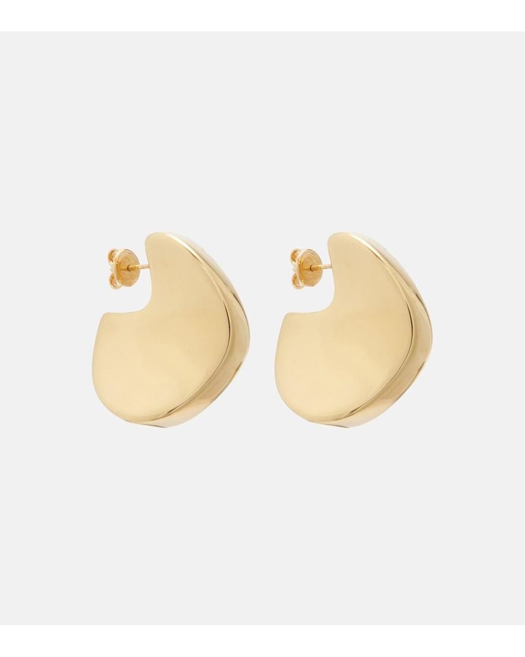 Bottega Veneta Natural Medium-Plated Sterling Earrings