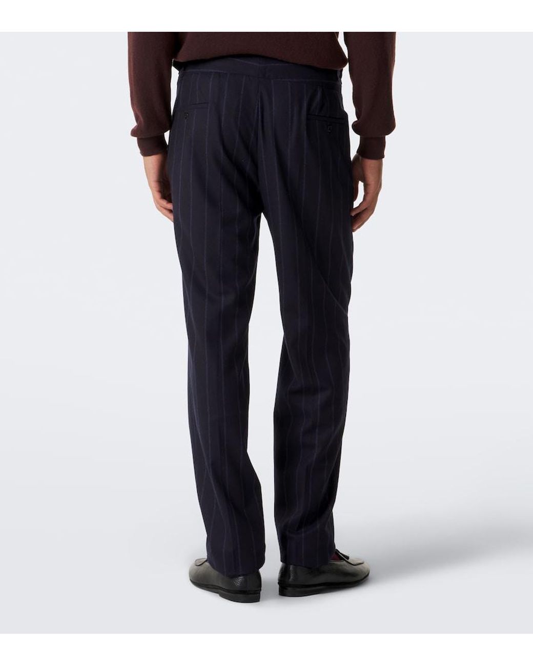 Pantaloni Regular di Rubinacci in Blue da Uomo