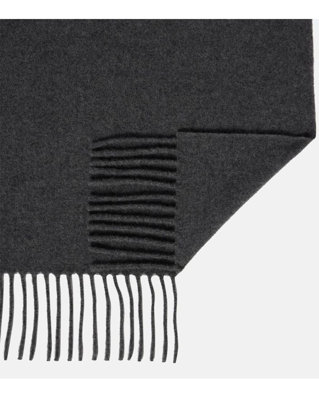 Brunello Cucinelli Gray Cashmere Scarf