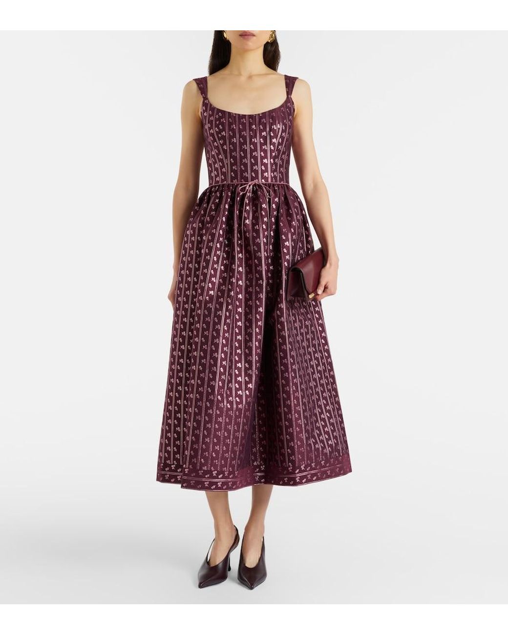 Robe Midi Apple Markarian en coloris Purple